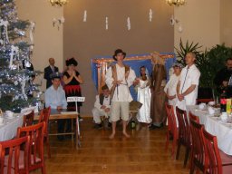 Wigilia w Domu Pomocy Społecznej w Podzamku 23 Grudnia 2014r.